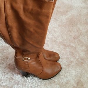 Women's long Light Brown  Boots